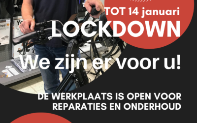 Lockdown, wij blijven open voor u